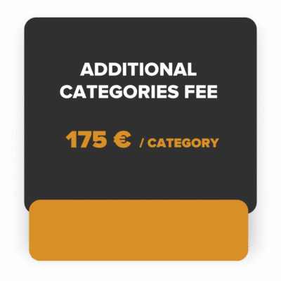 #CBEA Additional categories fee